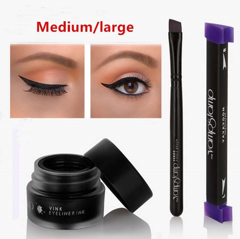 3PCS / Set Eyeliner Stamp Waterproof Long Lasting Makeup Cat Eye Stamp